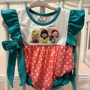 Baby girl princess bubble